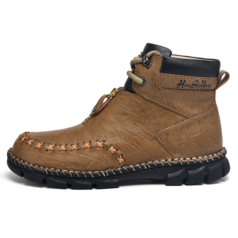 ⏰Clearance Sale-70%OFF🔥 Men's Orthopedic Safety Work Shoes – Protective Toe | Ankle Support | Waterproof & Lightweight | Shock-Absorbing | Non-Slip | Durable for 3 Years