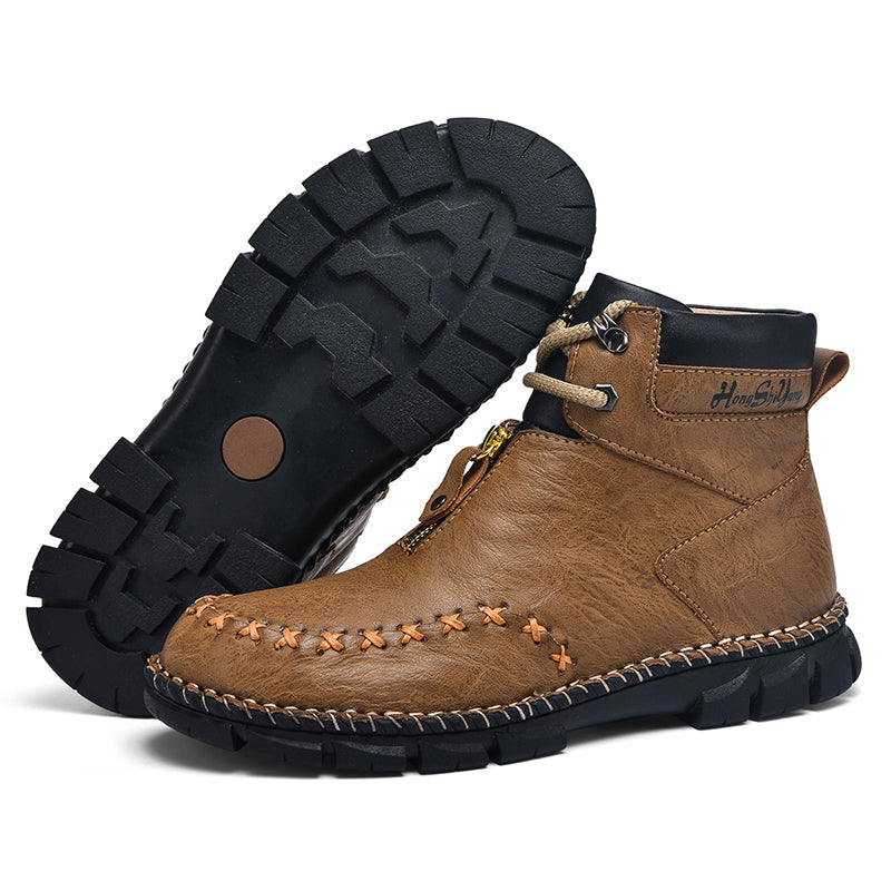 ⏰Clearance Sale-70%OFF🔥 Men's Orthopedic Safety Work Shoes – Protective Toe | Ankle Support | Waterproof & Lightweight | Shock-Absorbing | Non-Slip | Durable for 3 Years