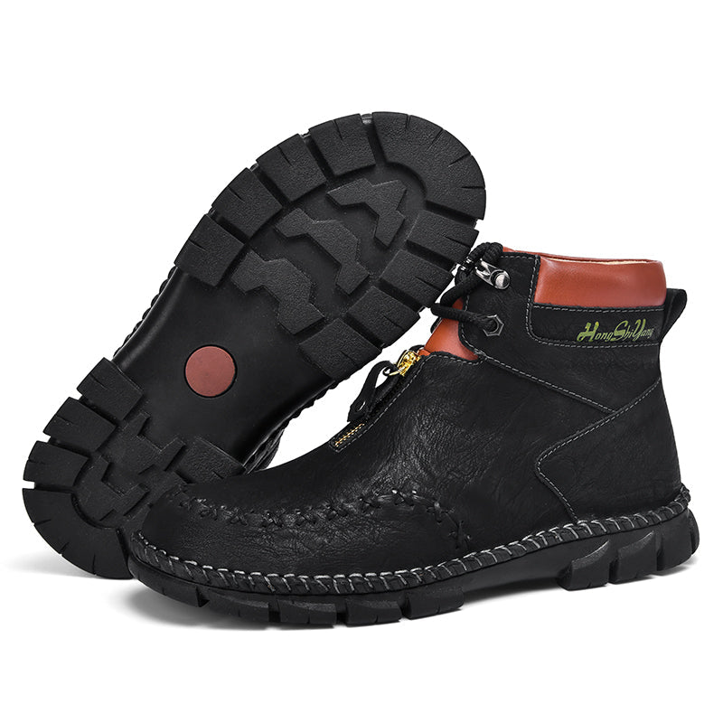 ⏰Clearance Sale-70%OFF🔥 Men's Orthopedic Safety Work Shoes – Protective Toe | Ankle Support | Waterproof & Lightweight | Shock-Absorbing | Non-Slip | Durable for 3 Years