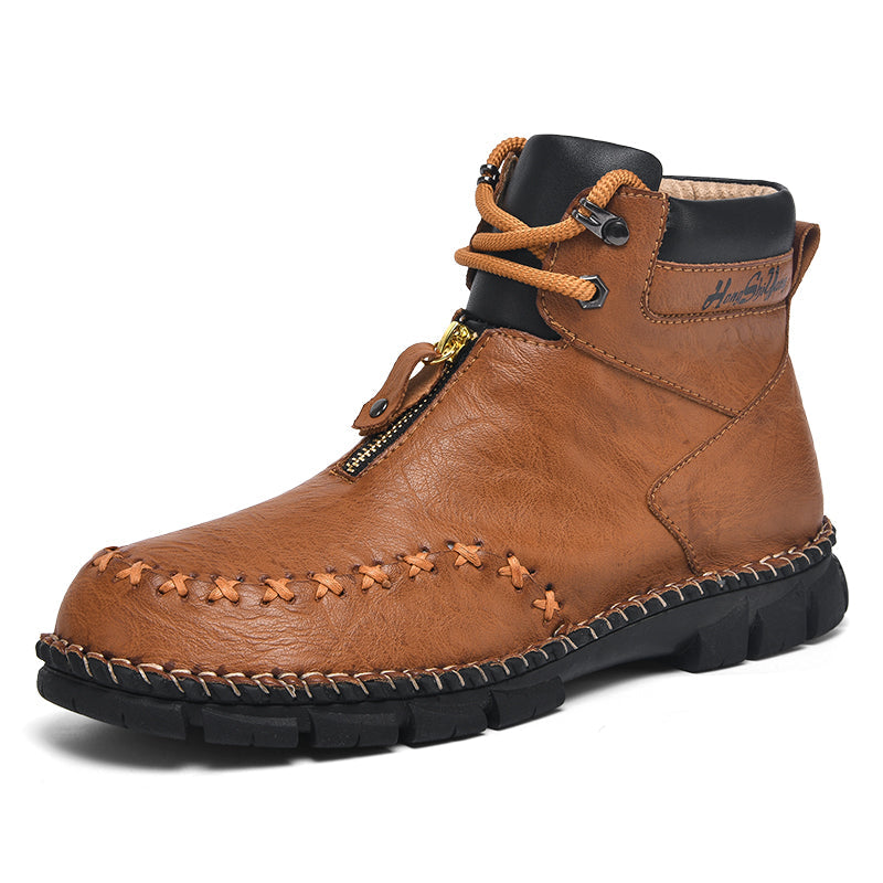 ⏰Clearance Sale-70%OFF🔥 Men's Orthopedic Safety Work Shoes – Protective Toe | Ankle Support | Waterproof & Lightweight | Shock-Absorbing | Non-Slip | Durable for 3 Years