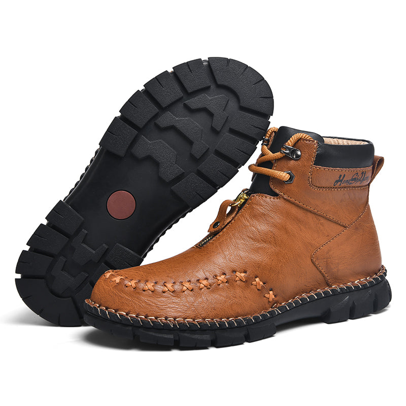 ⏰Clearance Sale-70%OFF🔥 Men's Orthopedic Safety Work Shoes – Protective Toe | Ankle Support | Waterproof & Lightweight | Shock-Absorbing | Non-Slip | Durable for 3 Years