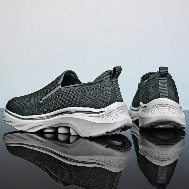 🔥 Hot Sale – 50% OFF 🛒 Men’s Slip-On Walking Sneakers – Breathable Knit Mesh, Orthopedic Arch Support, Ultra-Lightweight Comfort for All-Day Wear