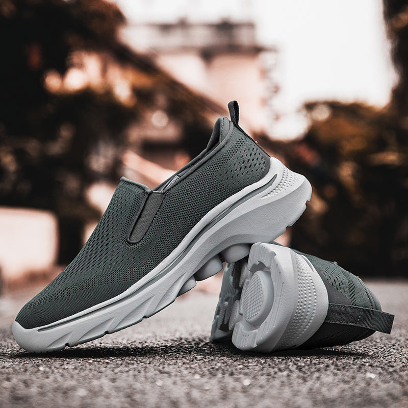 🔥 Hot Sale – 50% OFF 🛒 Men’s Slip-On Walking Sneakers – Breathable Knit Mesh, Orthopedic Arch Support, Ultra-Lightweight Comfort for All-Day Wear