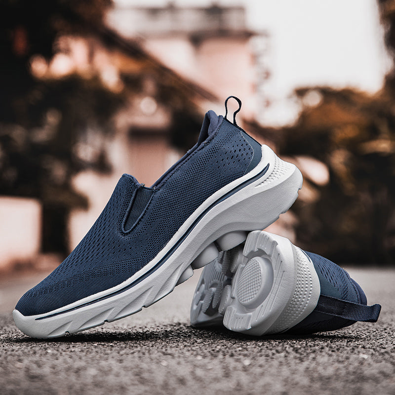 🔥 Hot Sale – 50% OFF 🛒 Men’s Slip-On Walking Sneakers – Breathable Knit Mesh, Orthopedic Arch Support, Ultra-Lightweight Comfort for All-Day Wear