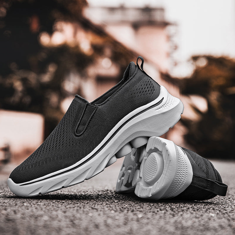🔥 Hot Sale – 50% OFF 🛒 Men’s Slip-On Walking Sneakers – Breathable Knit Mesh, Orthopedic Arch Support, Ultra-Lightweight Comfort for All-Day Wear