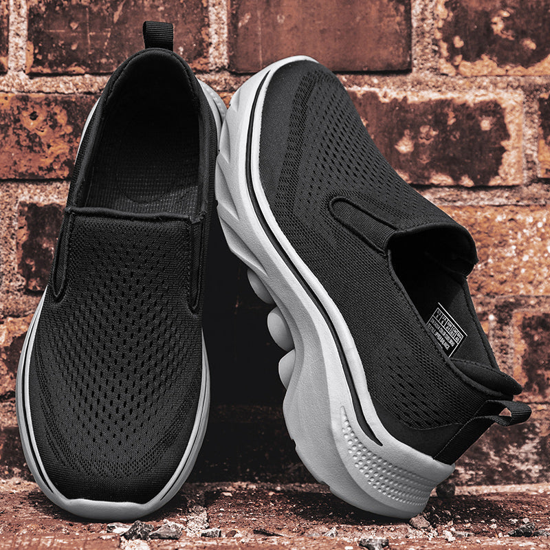 🔥 Hot Sale – 50% OFF 🛒 Men’s Slip-On Walking Sneakers – Breathable Knit Mesh, Orthopedic Arch Support, Ultra-Lightweight Comfort for All-Day Wear