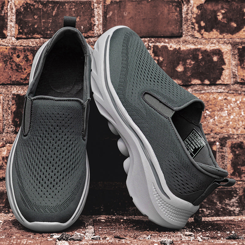 🔥 Hot Sale – 50% OFF 🛒 Men’s Slip-On Walking Sneakers – Breathable Knit Mesh, Orthopedic Arch Support, Ultra-Lightweight Comfort for All-Day Wear
