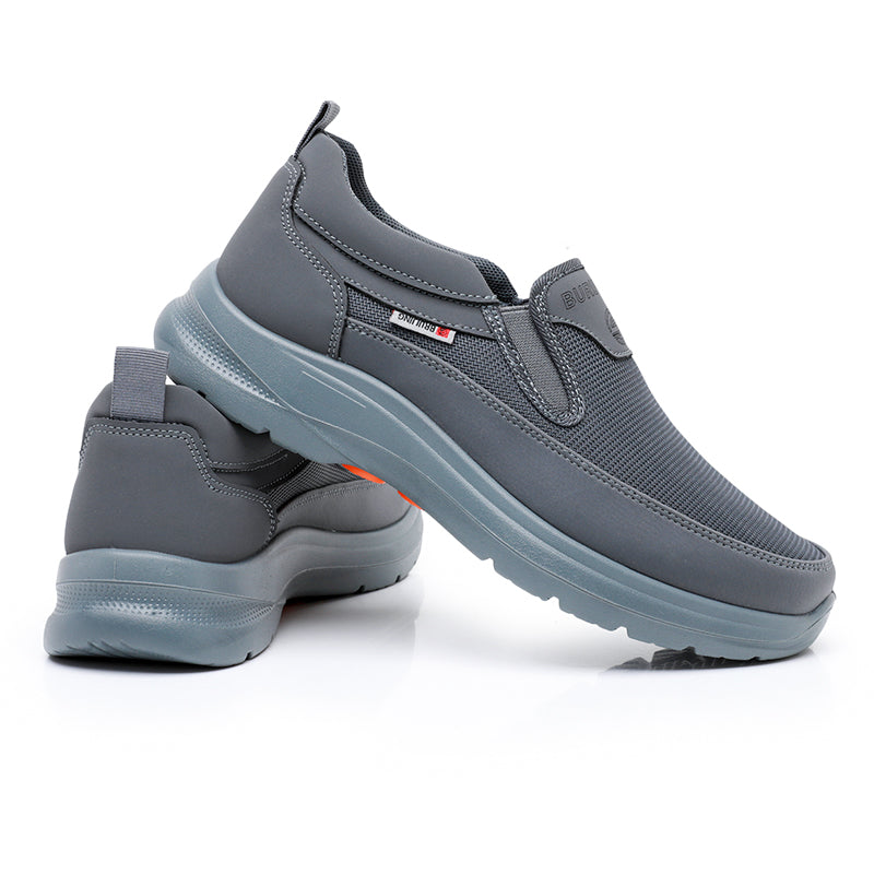 ⏰Clearance Sale - 60% OFF🛒 Men's Orthopedic Slip-On Sneakers – Lightweight Walking Shoes with Breathable Mesh, Arch Support & Cushioned Comfort for Travel & Daily Wear