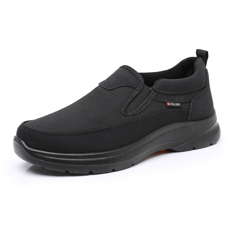 ⏰Clearance Sale - 60% OFF🛒 Men's Orthopedic Slip-On Sneakers – Lightweight Walking Shoes with Breathable Mesh, Arch Support & Cushioned Comfort for Travel & Daily Wear
