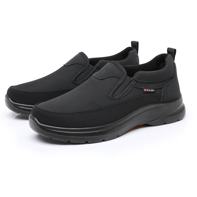 ⏰Clearance Sale - 60% OFF🛒 Men's Orthopedic Slip-On Sneakers – Lightweight Walking Shoes with Breathable Mesh, Arch Support & Cushioned Comfort for Travel & Daily Wear