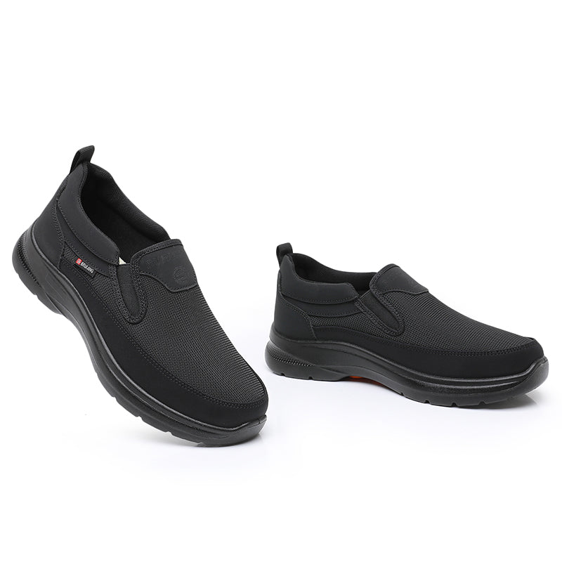 ⏰Clearance Sale - 60% OFF🛒 Men's Orthopedic Slip-On Sneakers – Lightweight Walking Shoes with Breathable Mesh, Arch Support & Cushioned Comfort for Travel & Daily Wear