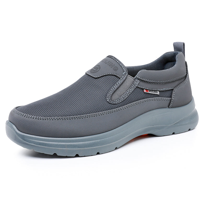 ⏰Clearance Sale - 60% OFF🛒 Men's Orthopedic Slip-On Sneakers – Lightweight Walking Shoes with Breathable Mesh, Arch Support & Cushioned Comfort for Travel & Daily Wear