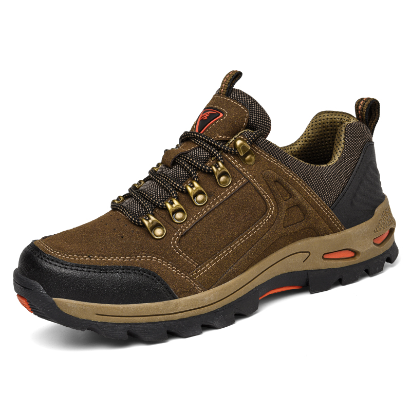 Men’s Non-Slip Hiking Work Shoes Wide Fit Arch Support Cushioned