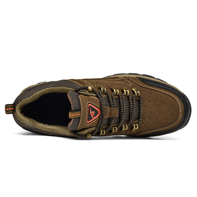Men’s Non-Slip Hiking Work Shoes Wide Fit Arch Support Cushioned