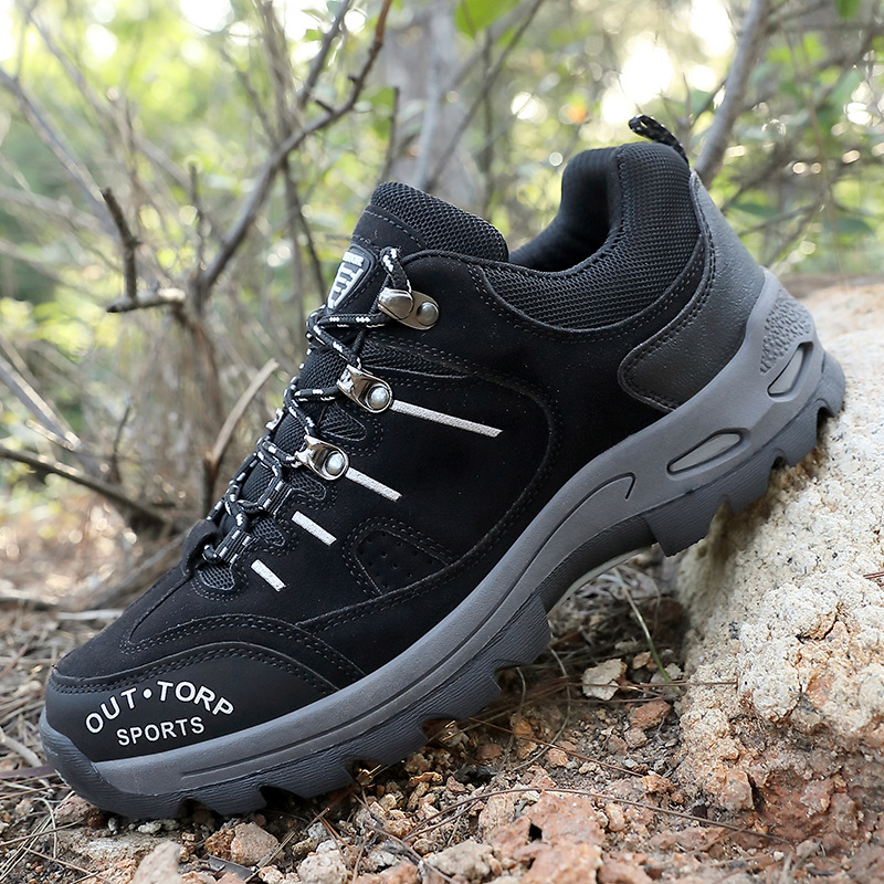 Men's Outdoor Comfort Orthopedic Hiking Shoes Wide Toe Waterproof Non-slip Running Shoes