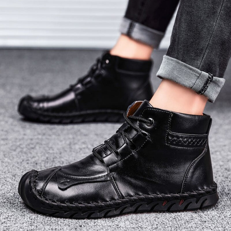 💥Last day deals 70% OFF💥Men's Comfortable Waterproof Durable Handmade Leather Shoes Wide Toe Shoes