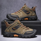 (⏰LAST DAY-70% OFF🛒)Men's Outdoor Hiking Shoes – Waterproof, Non-Slip, Puncture-Proof & Smash-Proof with Arch Support & Wide Toe – Perfect for Daily Wear & Outdoor Adventures