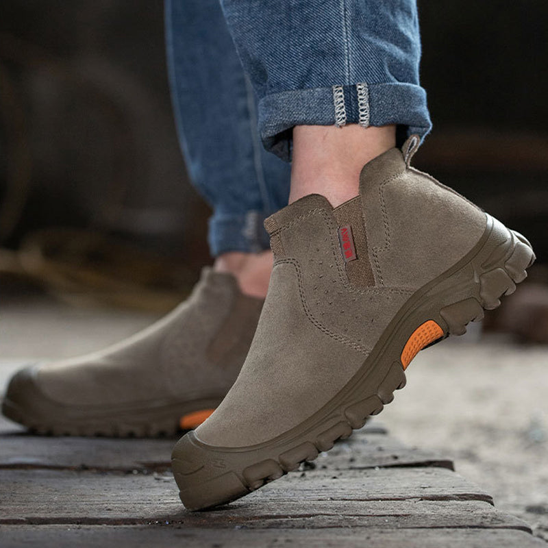 (⏰Limited Time Offer 70% OFF🔥)Men's Anti-Smash Anti-Puncture Work Boots Waterproof Lightweight Comfortable Chelsea boots