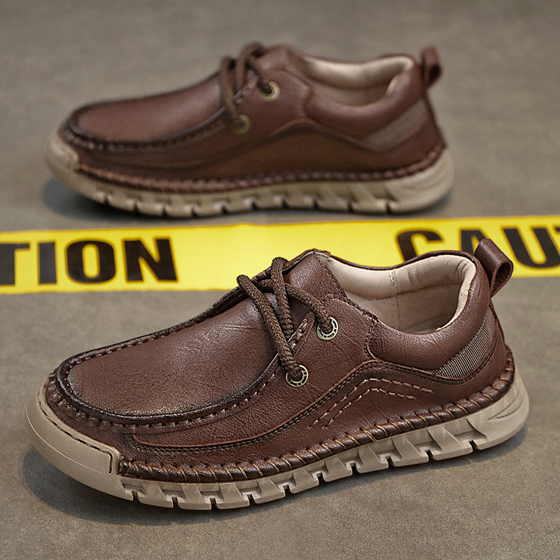 💥Last day of sale💥Men's Casual Comfortable Wear-Resistant Non-Slip Genuine Leather Hand-Sewn Futian Shoes