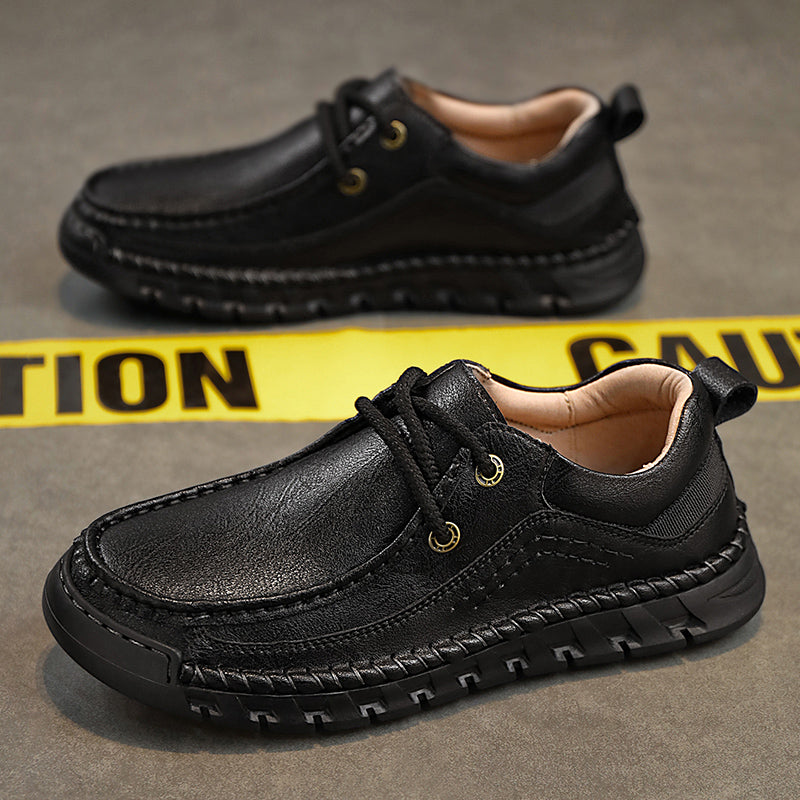 💥Last day of sale💥Men's Casual Comfortable Wear-Resistant Non-Slip Genuine Leather Hand-Sewn Futian Shoes