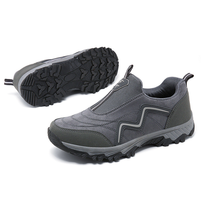 50% OFF!!!🛒Men's Outdoor Orthopedic Shoes, Wide Toe Waterproof Hiking Sneakers with Arch Support & Non-Slip Sole
