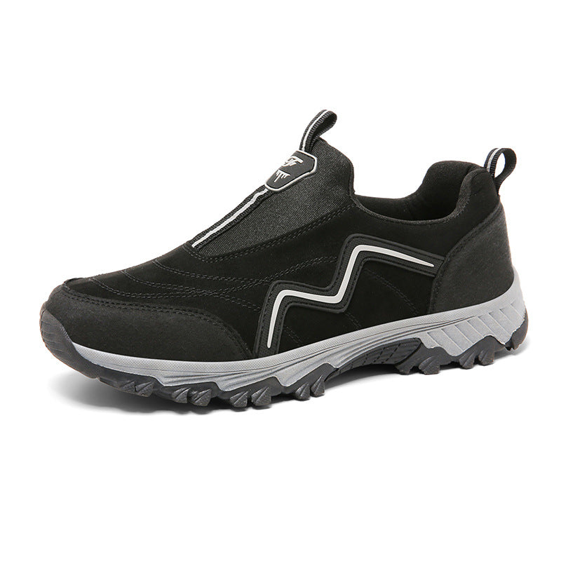 50% OFF!!!🛒Men's Outdoor Orthopedic Shoes, Wide Toe Waterproof Hiking Sneakers with Arch Support & Non-Slip Sole