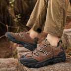 (⏰Clearance Sale-70%OFF🔥)Men's Outdoor Hiking Shoes - Orthopedic, Wide Toe, Arch Support, Waterproof, Anti-Slip, Anti-Puncture, Anti-Smash