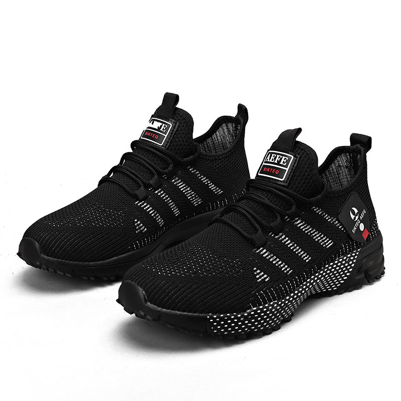 🔥HOT SALE 50% OFF🛒- Men's Lightweight Orthopedic Flyknit Sneakers – Breathable Walking, Running & Outdoor Fitness Shoes