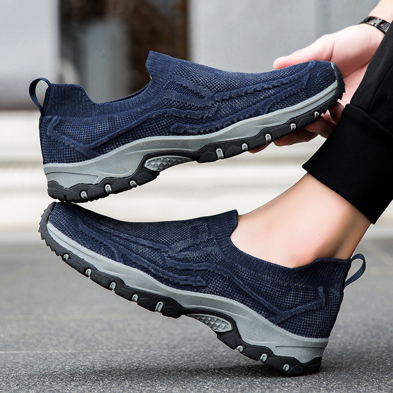 ⏰Flash Sale – 70% OFF🛒Men's Orthopedic Slip-On Walking Shoes – Arch Support, Wide Toe Box, Lightweight & Breathable Sneakers for Plantar Fasciitis, Foot Pain Relief, and All-Day Comfort