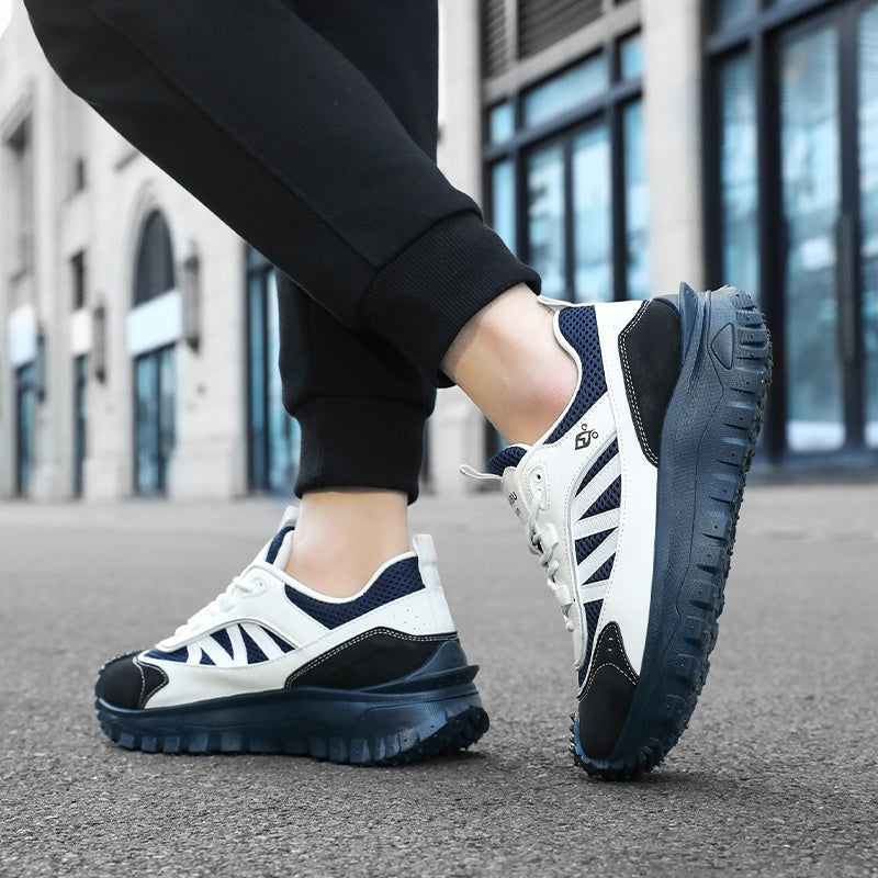 (⏰LAST DAY-70% OFF🛒)Men’s Work Hiking Shoes – Waterproof, Shock Absorbing Sole, Puncture & Smash Resistant, Wide Toe, Arch Support for Comfort and Durability