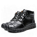 (⏰LAST DAY-70% OFF🔥)Men’s Handmade Full-Grain Leather Casual Outdoor Boots – Waterproof, Durable with Protective Toe, Wide Fit & Arch Support