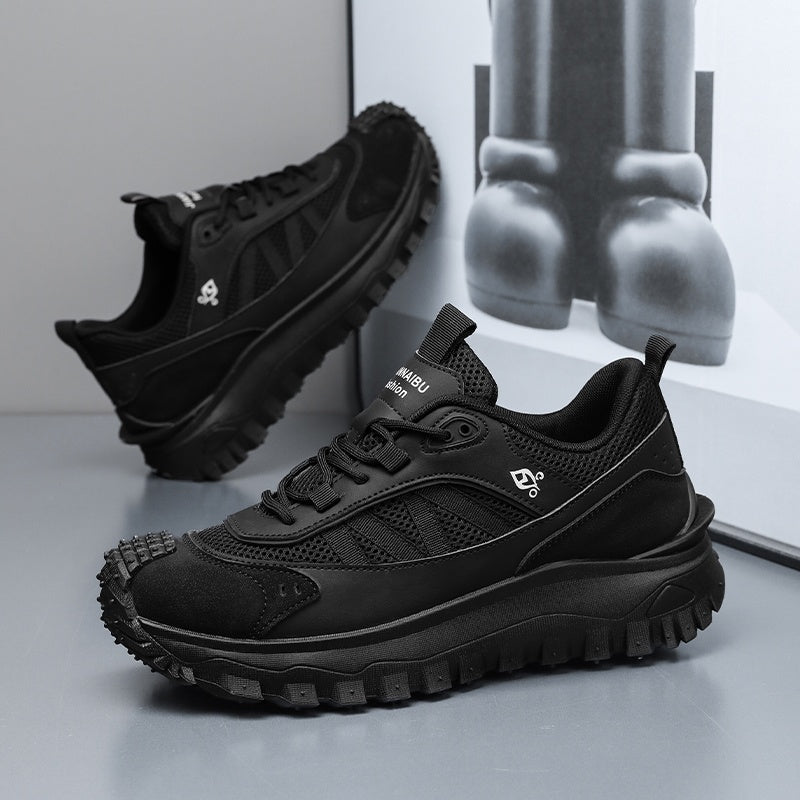 (⏰LAST DAY-70% OFF🛒)Men’s Work Hiking Shoes – Waterproof, Shock Absorbing Sole, Puncture & Smash Resistant, Wide Toe, Arch Support for Comfort and Durability