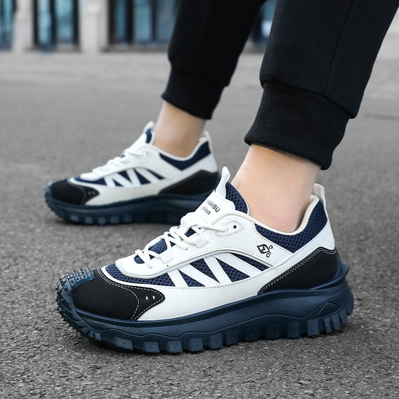 (⏰LAST DAY-70% OFF🛒)Men’s Work Hiking Shoes – Waterproof, Shock Absorbing Sole, Puncture & Smash Resistant, Wide Toe, Arch Support for Comfort and Durability