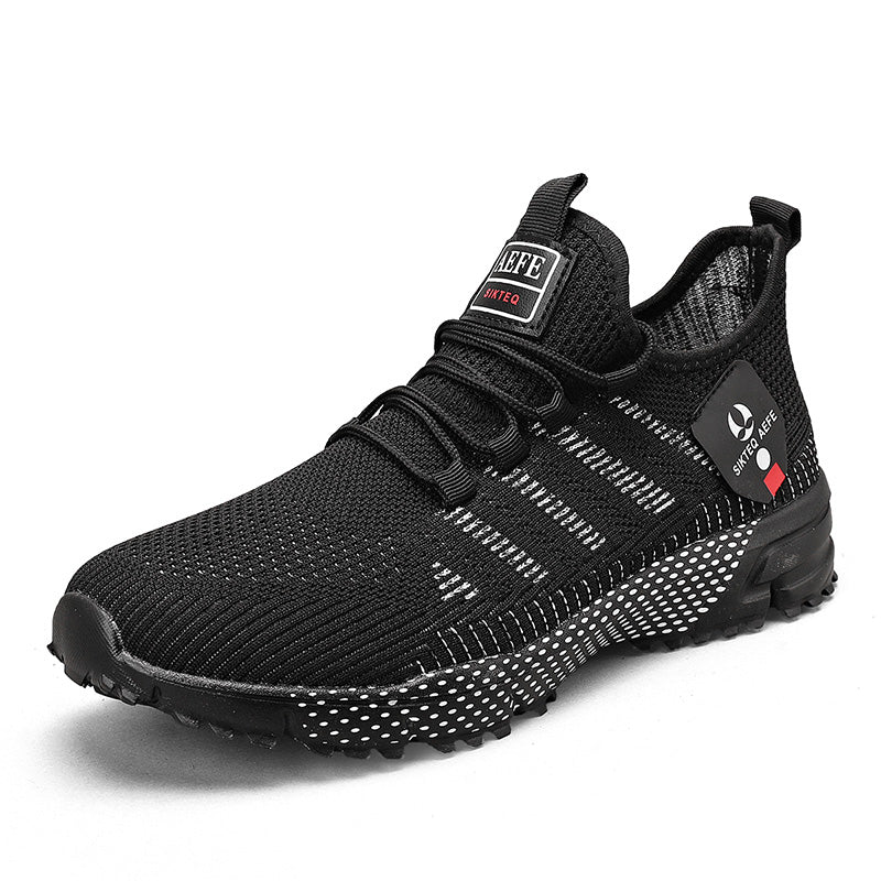 🔥HOT SALE 50% OFF🛒- Men's Lightweight Orthopedic Flyknit Sneakers – Breathable Walking, Running & Outdoor Fitness Shoes