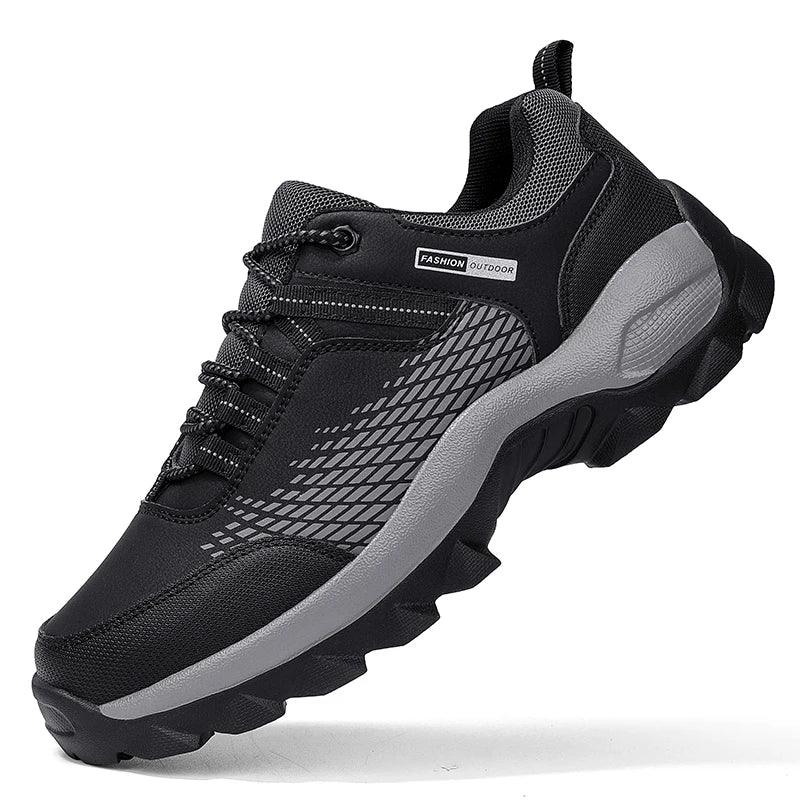 (⏰Limited Time Sale 70% OFF) Men's Wear Resistant Waterproof Non-slip Anti-skid Anti-puncture Hiking Shoes Orthopedic Wide Toe Arch Support Walking Shoes