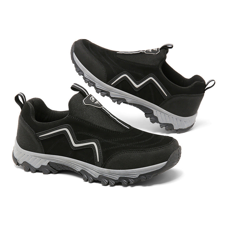 50% OFF!!!🛒Men's Outdoor Orthopedic Shoes, Wide Toe Waterproof Hiking Sneakers with Arch Support & Non-Slip Sole