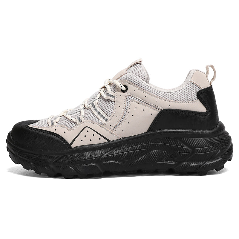 ⛰️LAST DAY 50% OFF🛒Men’s Waterproof Leather Hiking Boots – Arch Support, 2" Thick & Wide Sole for Extra Height and Stability, Protective Toe, Non-Slip Grip, Breathable Comfort for Outdoor Adventures