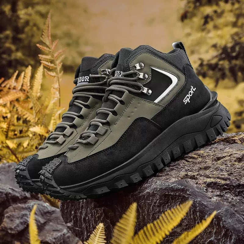 ⏰LAST DAY-70% OFF🛒Men's Outdoor Work & Hiking Boots – Waterproof, Non-Slip, Puncture & Smash-Proof, Arch Support, Wide Toe for All-Day Comfort