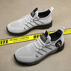 🔥HOT SALE 50% OFF🛒- Men's Lightweight Orthopedic Flyknit Sneakers – Breathable Walking, Running & Outdoor Fitness Shoes