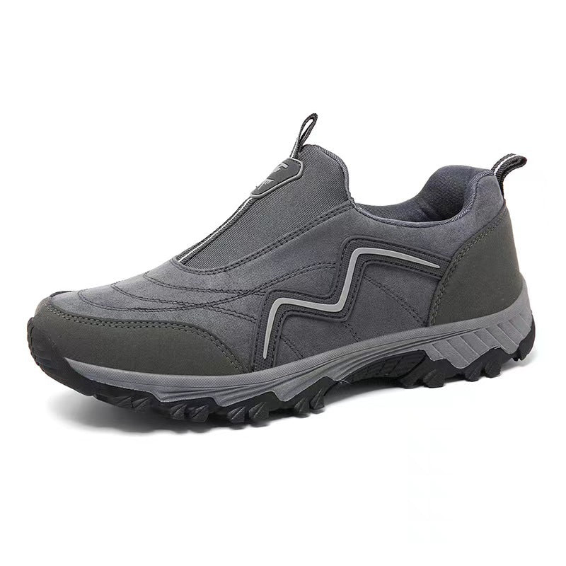 50% OFF!!!🛒Men's Outdoor Orthopedic Shoes, Wide Toe Waterproof Hiking Sneakers with Arch Support & Non-Slip Sole