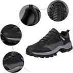 (⏰Limited Time Sale 70% OFF) Men's Wear Resistant Waterproof Non-slip Anti-skid Anti-puncture Hiking Shoes Orthopedic Wide Toe Arch Support Walking Shoes