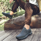 50% OFF!!!🛒Men's Outdoor Orthopedic Shoes, Wide Toe Waterproof Hiking Sneakers with Arch Support & Non-Slip Sole