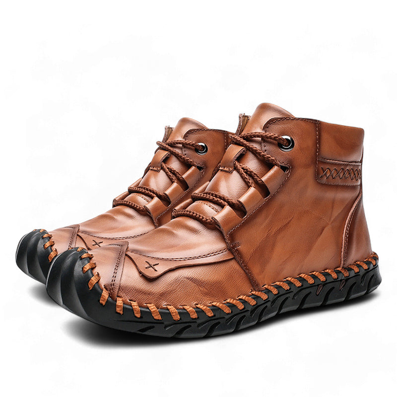 💥Last day deals 70% OFF💥Men's Comfortable Waterproof Durable Handmade Leather Shoes Wide Toe Shoes