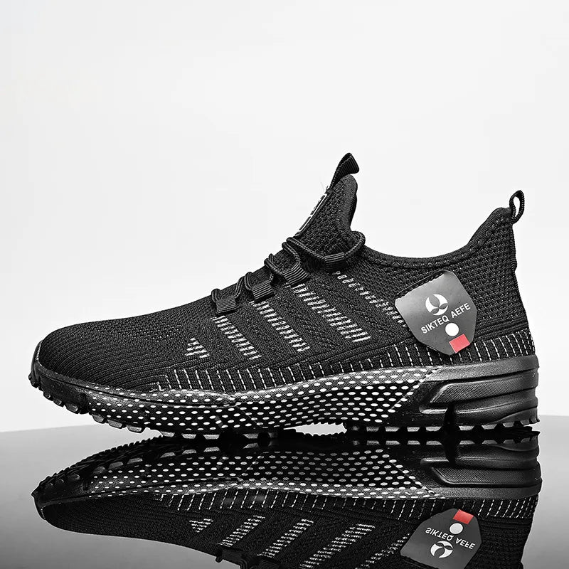 🔥HOT SALE 50% OFF🛒- Men's Lightweight Orthopedic Flyknit Sneakers – Breathable Walking, Running & Outdoor Fitness Shoes