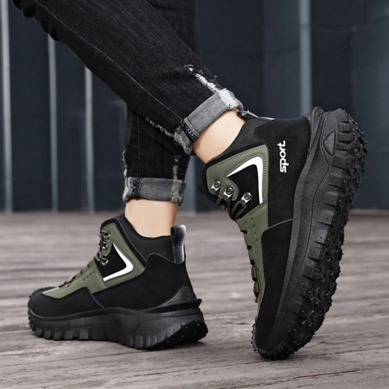 ⏰LAST DAY-70% OFF🛒Men's Outdoor Work & Hiking Boots – Waterproof, Non-Slip, Puncture & Smash-Proof, Arch Support, Wide Toe for All-Day Comfort