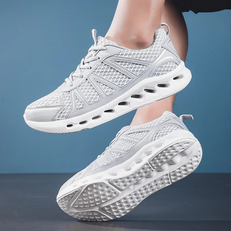 ⏰LAST DAY 60% OFF🛒 Men's Ultra-Light Orthopedic Mesh Sneakers – Breathable, Soft, Wide Fit with Arch Support & Cushioned Comfort
