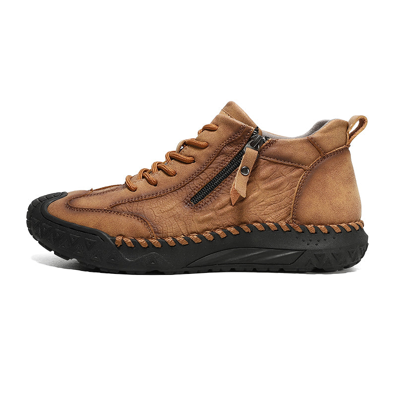⏰ Clearance Sale – 70% OFF 🔥 Men's Vintage Outdoor Work Boots – Handcrafted, Waterproof & Slip-Resistant