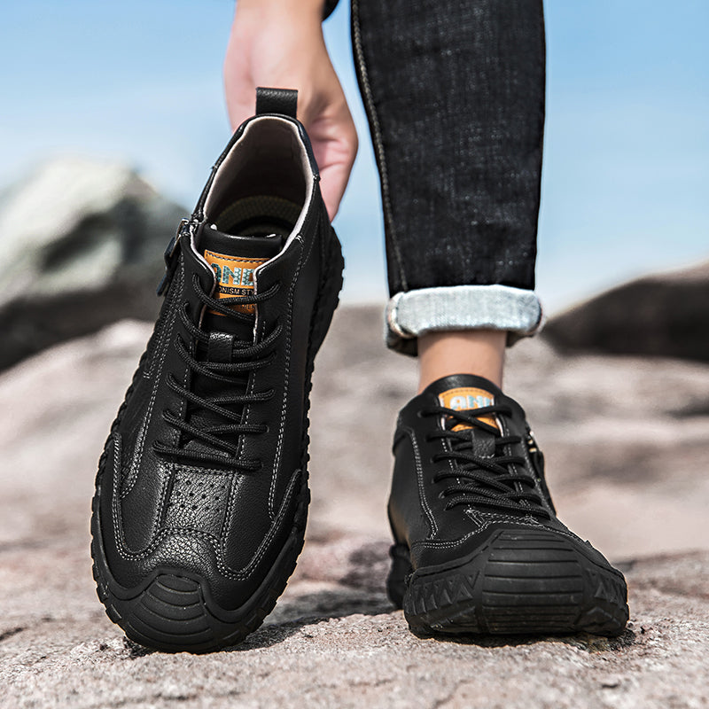 ⏰ Clearance Sale – 70% OFF 🔥 Men's Vintage Outdoor Work Boots – Handcrafted, Waterproof & Slip-Resistant