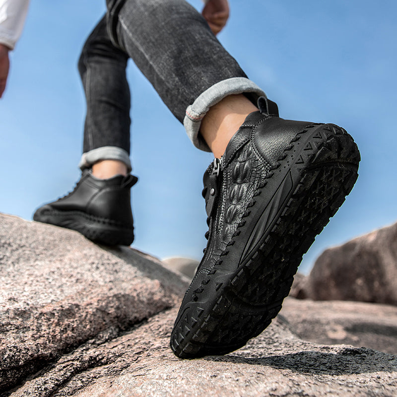 ⏰ Clearance Sale – 70% OFF 🔥 Men's Vintage Outdoor Work Boots – Handcrafted, Waterproof & Slip-Resistant