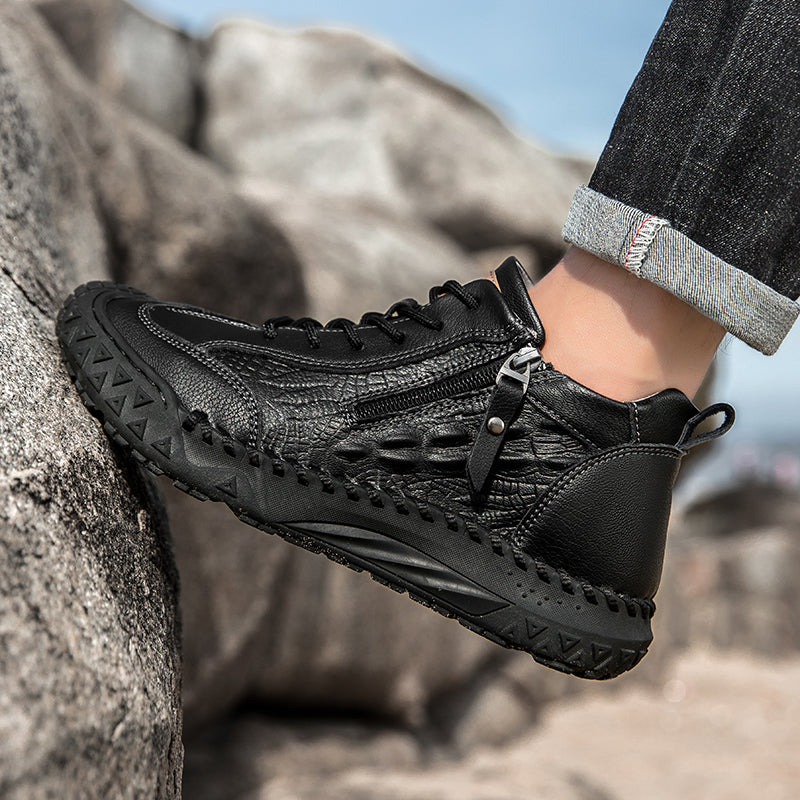 ⏰ Clearance Sale – 70% OFF 🔥 Men's Vintage Outdoor Work Boots – Handcrafted, Waterproof & Slip-Resistant